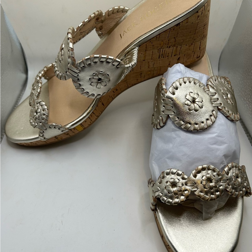 NWB Jack Rogers Women's size 10 wedge sandals